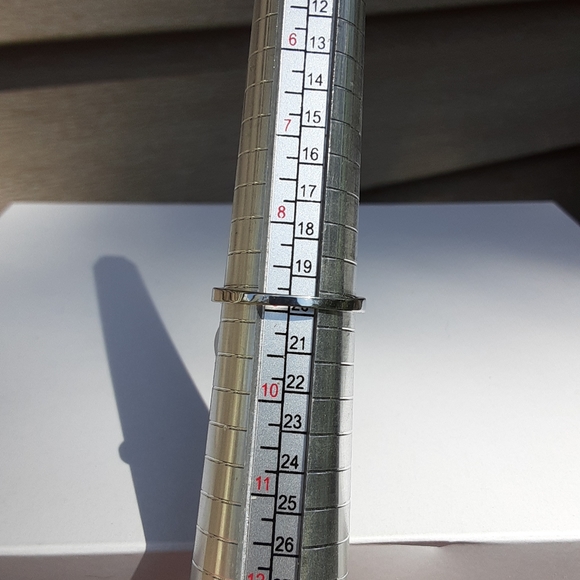 Pink Sapphire and Cz Ring size 9 - Picture 4 of 8